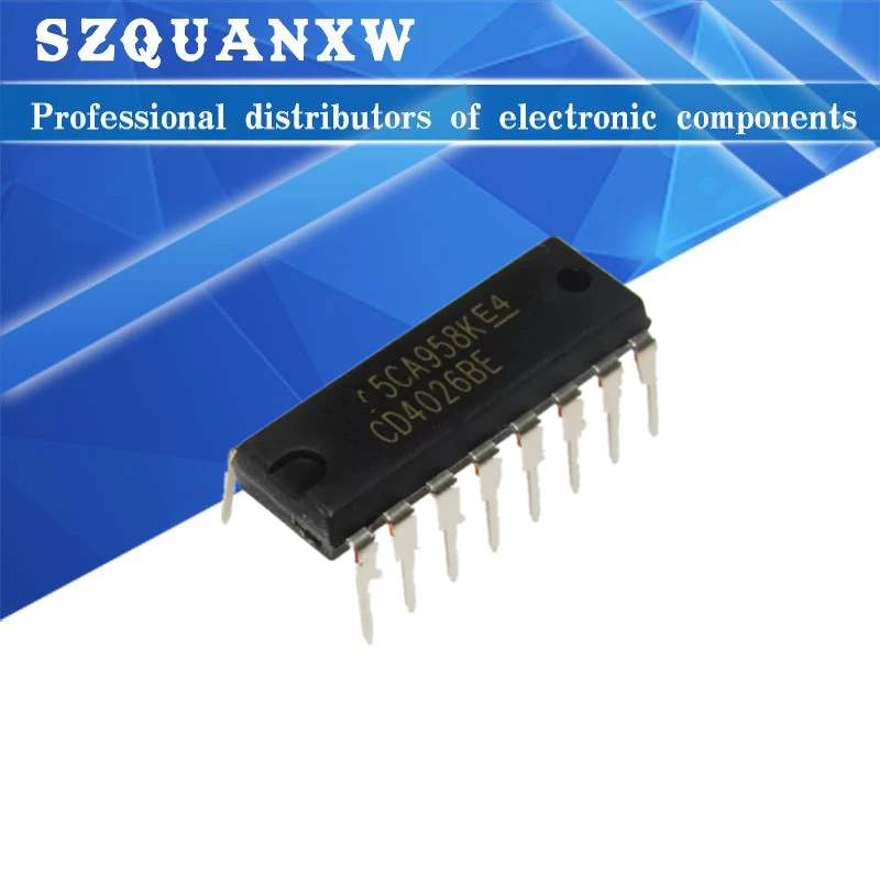

10PCS CD4026BE DIP CD4026 HEF4026BP DIP-16 CD4020BE CD4021BE CD4023BE CD4024BE CD4027BE CD4028BE CD4020 CD4021 CD4027 CD4028