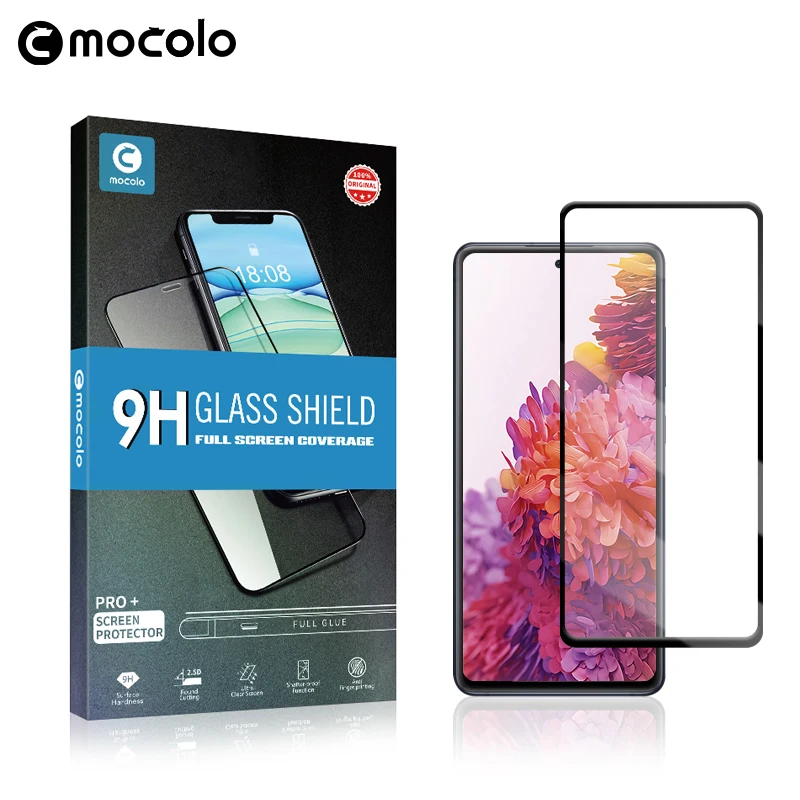 Для Samsung S20 FE Защитная пленка для экрана Mocolo полностью приклеенная клейкая из