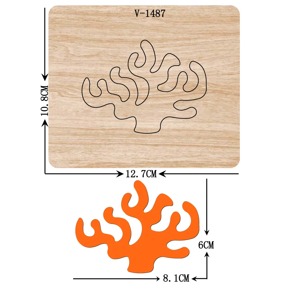 

New wooden dies cutting dies for scrapbooking Multiple sizes V-1487