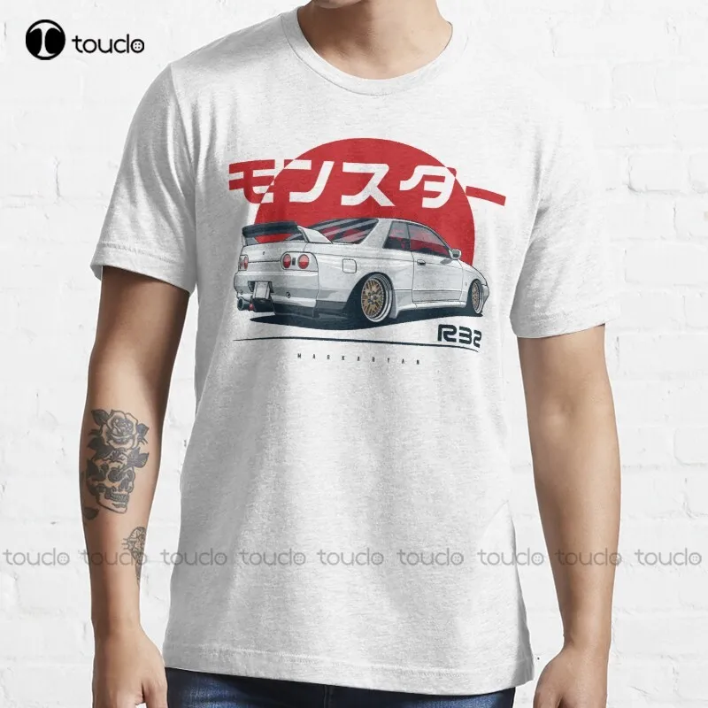 

New Monster. Skyline R32 Gtr T-Shirt Men Shirts Casual S-5Xl Cotton Tee Shirt