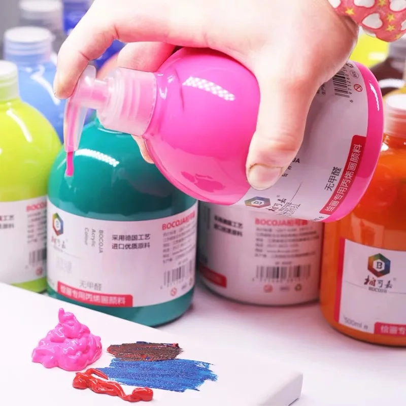Пигмент для акриловой краски 500 мл/бутылка 24 цвета | Канцтовары офиса и дома