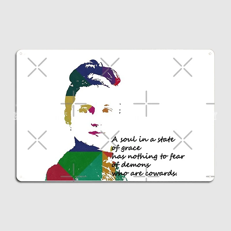 

Saint Therese Of Lisieux Metal Sign Wall Cave Club Bar Design Plaques Tin Sign Poster