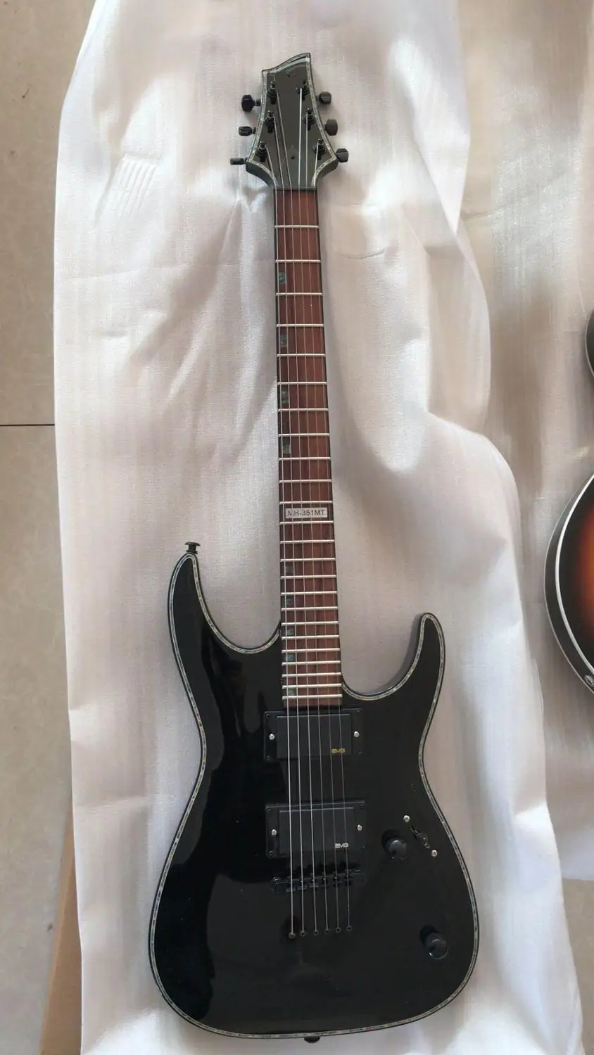 Оптовая продажа Гитары Новый MH 351MT модель Электрогитара одна часть шеи с