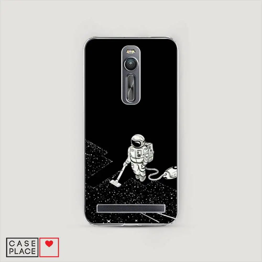 Чехол Силиконовый для Asus Zenfone 2 ZE550ML/ZE551ML Космодлявт с пылесосом защитная накладка
