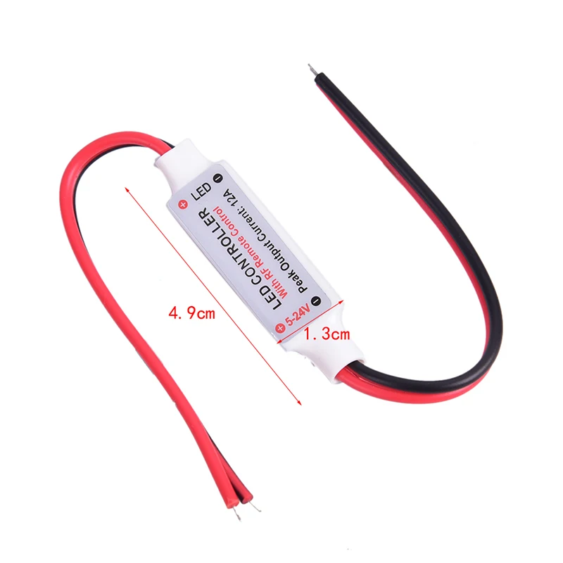 

9 Key 12V-24V Single Color Led Controller With Led Remote Dimmer For Led Strip