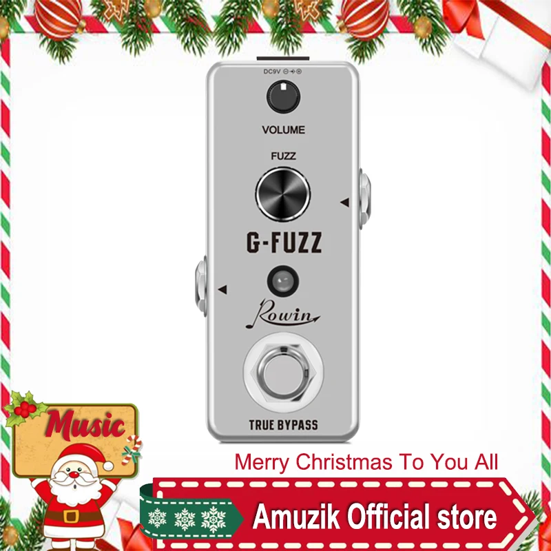 

Rowin LEF-322 G-Fuzz Guitar Effect Pedal Ensures Smooth and Vintage Classic Fuzz Sound