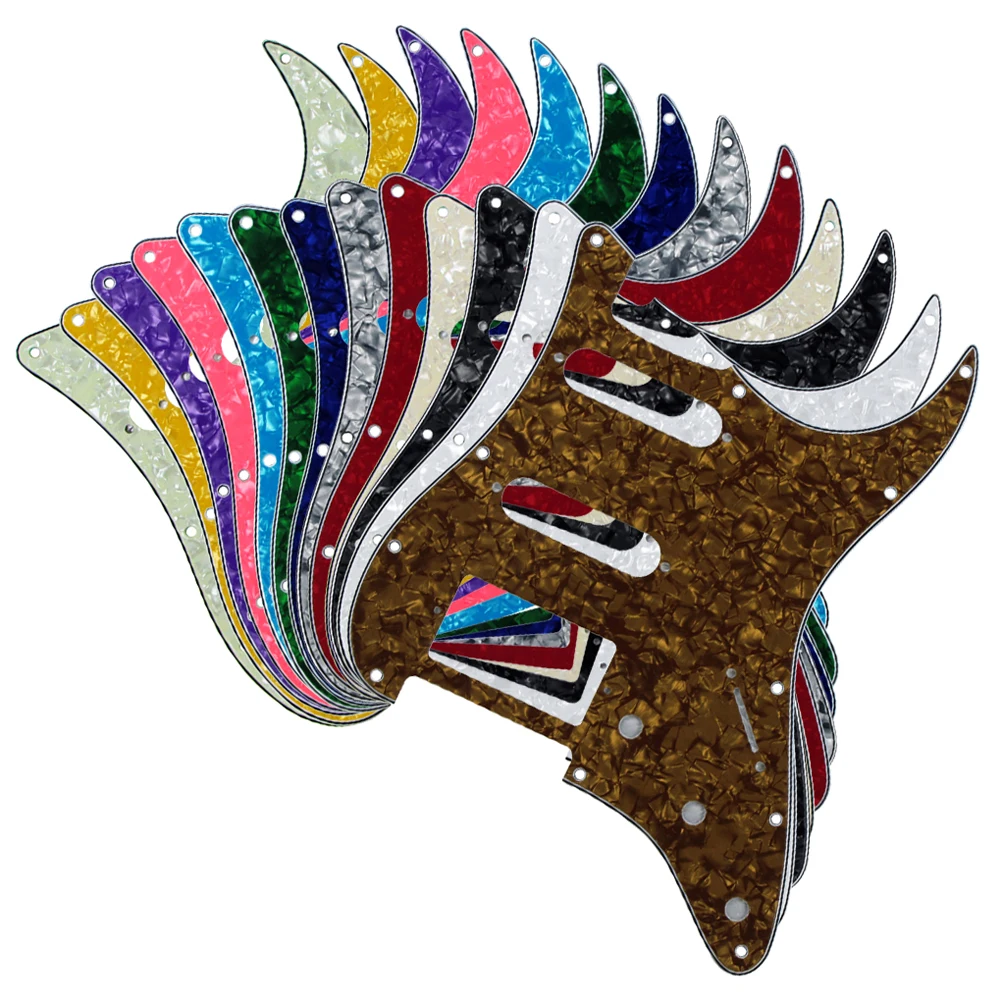 10 отверстий JB Bass SSH гитарные накладки для защиты от царапин пластина Fender Standard Jazz