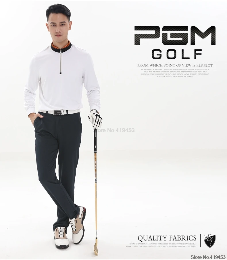Pgm Polo Брюки для гольфа мужские тренировочные брюки зимние Бархатные эластичные теплые спортивные штаны Одежда для гольфа размера плюс XXS-3XL D0489