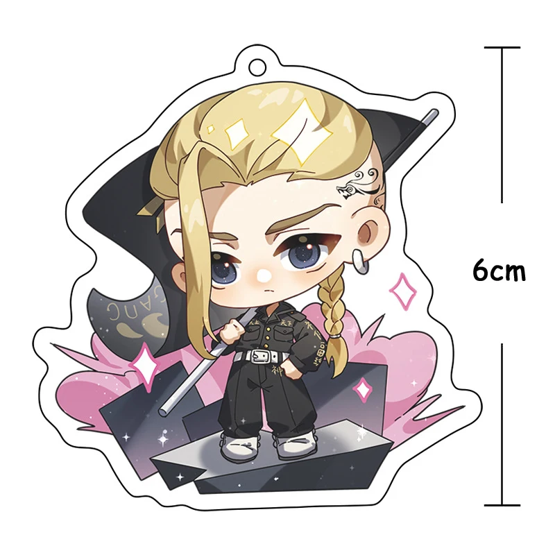 Аниме Токийский Мстители акриловые брелки для косплея мангиро Кен такичи Хината