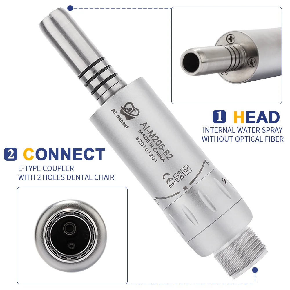Стоматологическое кресло прямой и угловой наконечник 2 отверстия внутренний