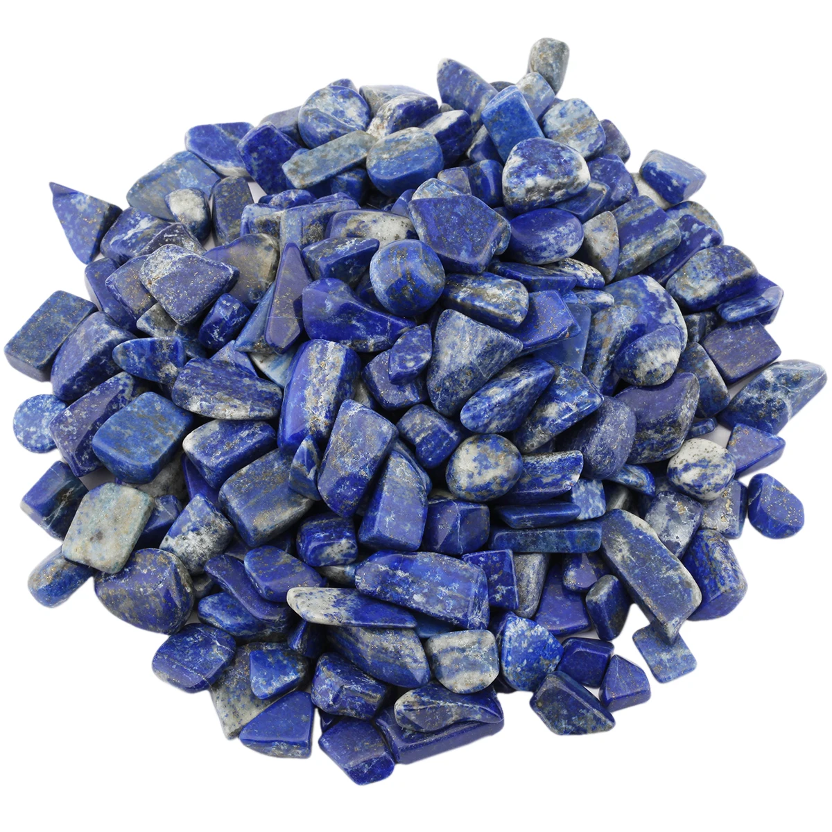 9-15mm 460g Lapis Lazuli Tumbled Stone Chips Crushed Pieces Irregular Stones Beads Jewelry Accessory For Making Decoration