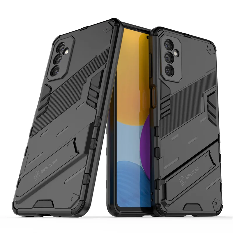 Funda de tel&eacute;fono para Samsung Galaxy M52 5G, carcasa con soporte de armadura para Samsung M52 5G, A22, A32, M22, M32, M52, 5G-0