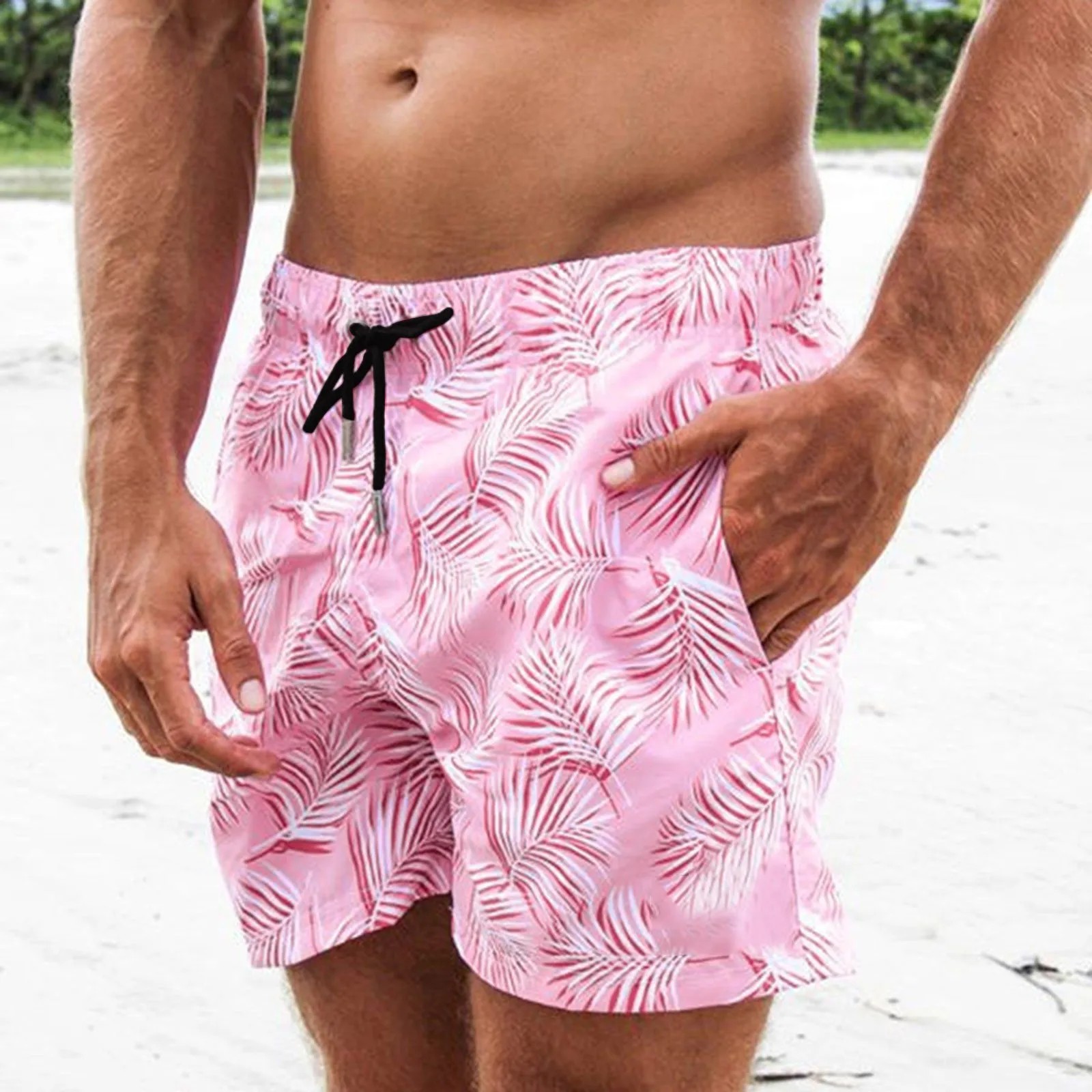 

Summer Quick Dry Mens Fashion Board Shorts Male Athletic Running Gym Short Adjustable Drawstring Drawstring Mens Beach Shorts