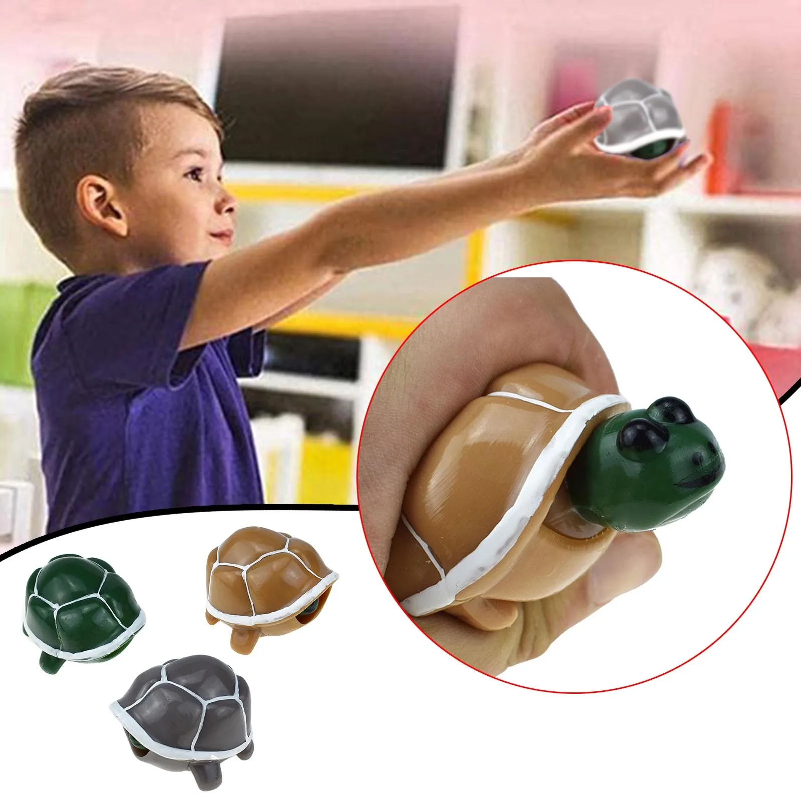 

Fidget Toys Novelty And Funny Telescopic Head Turtle Spoof Toy Squishies Decompression Toy Children Kids Stress Relief Brinquedo