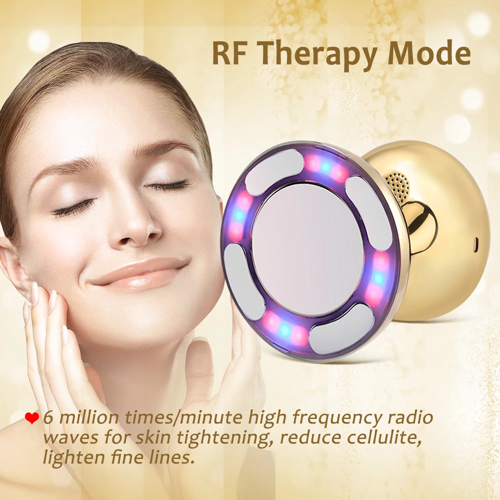 Beauty Star 3D RF Ultrasound Cavitation Body Slimming Massager LED Photon Anti Cellulite Radio Frequency Skin Lifting Machine