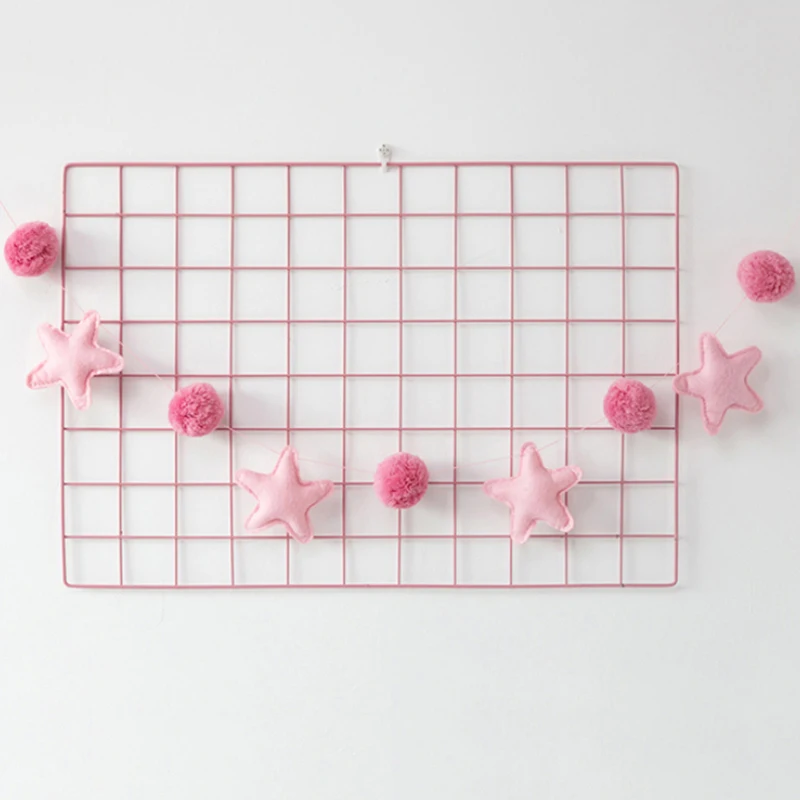 Скандинавская войлочная ткань гирлянда со звездами вечерние праздничный баннер