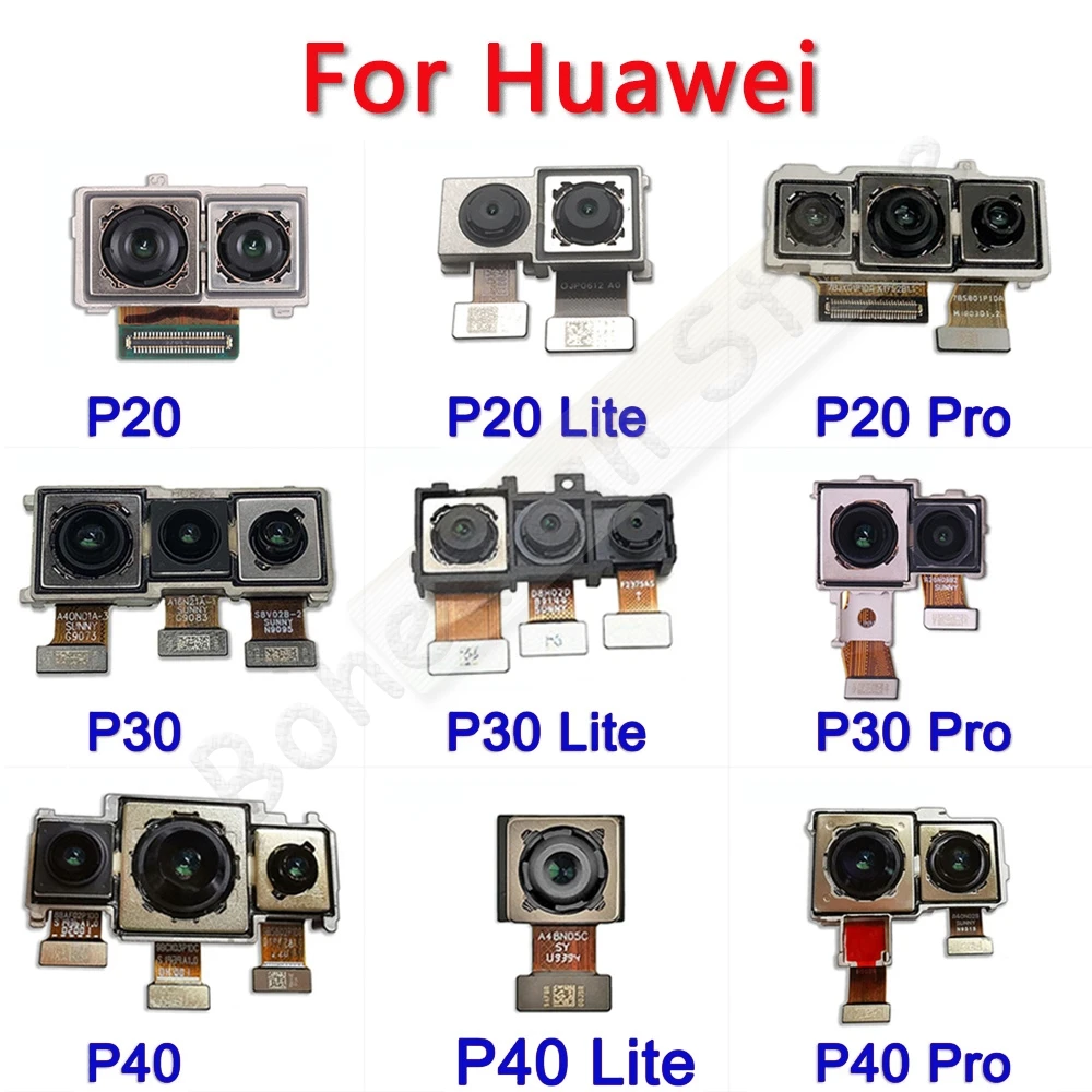Оригинальный Для Huawei P30 P40 P20 Lite рro Плюс Большой главный задняя камера гибкий