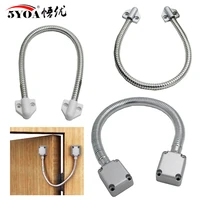 door loop exposed mounting protection sleeve access control cable stainless steel hidden wire line protect armored metal tube