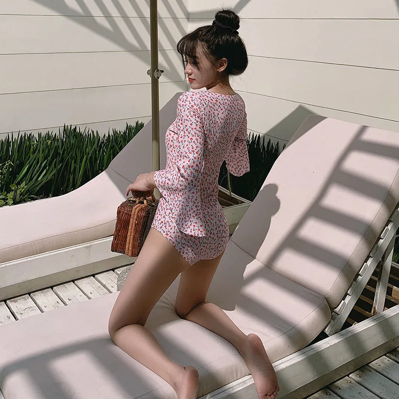 Купальник 2019 модная женская летняя одежда для серфинга девушек Рашгард длинный