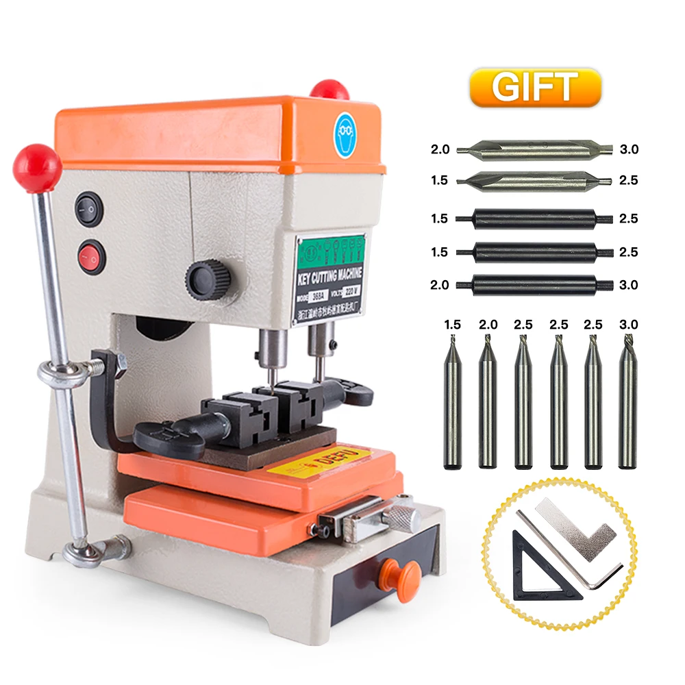 Дублирующая машина для резки автомобильных ключей Defu 368A, доставка из Российской Федерации