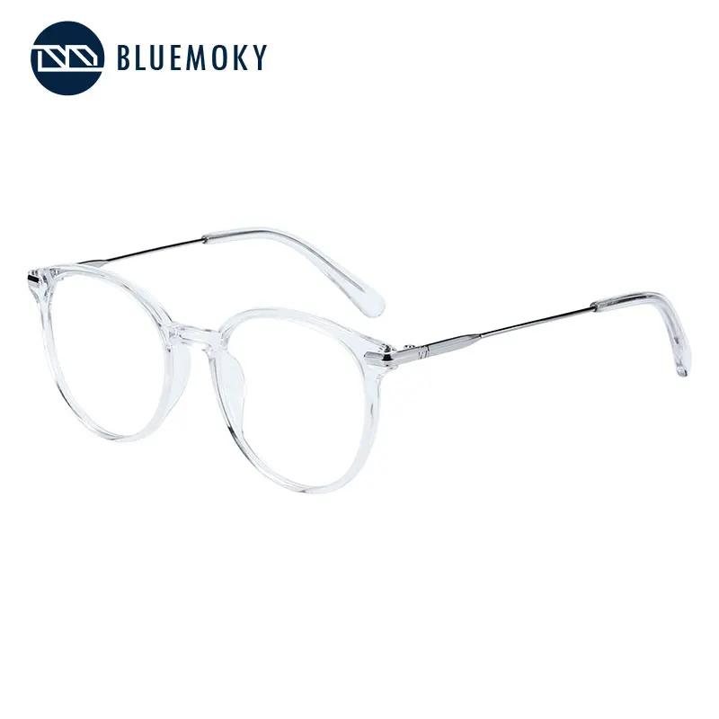 

BLUEMOKY Retro Round Glasses Women Eyeglasses Frame Optical Myopia Spectacles Vintage Acetate Frames Prescritpion Glasses BT4306
