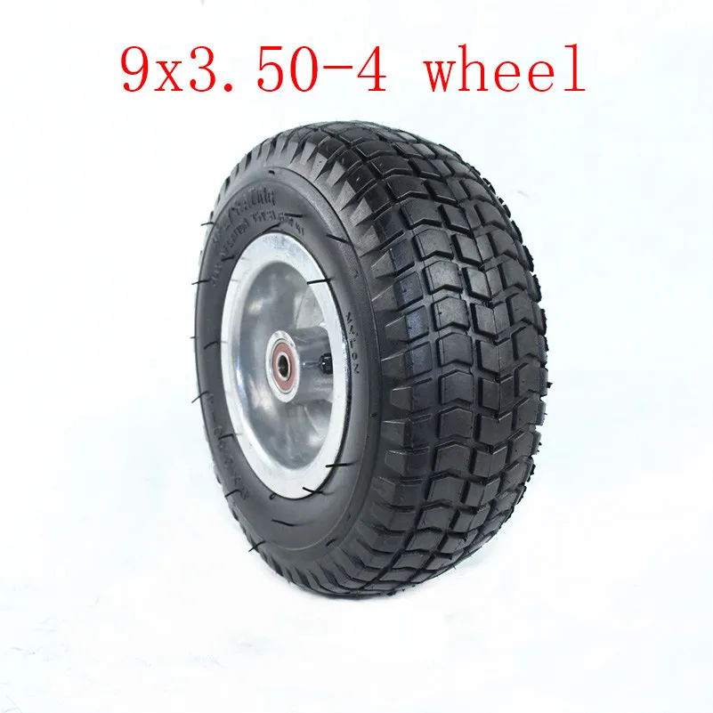 Хорошее качество 9 дюймов колеса 9x3. 50 4 шины внутренняя труба и обод комбо для газа