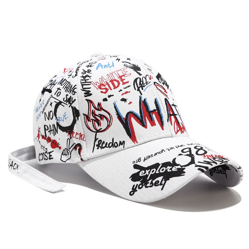 

Men And Women Baseball Cap Hip Hop Style Baseball Hat Fashion Men And Women Graffiti Cap Outdoor Fashion Boys' And Girls Hats
