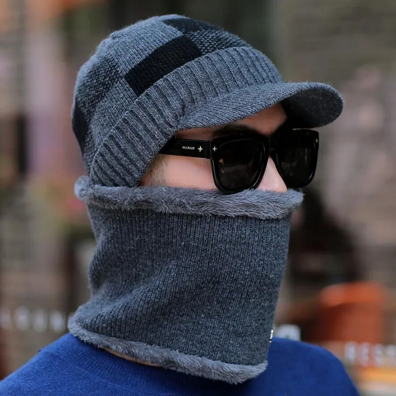 Теплая зимняя шапка унисекс модная Шапка бини для мужчин и женщин Зимняя