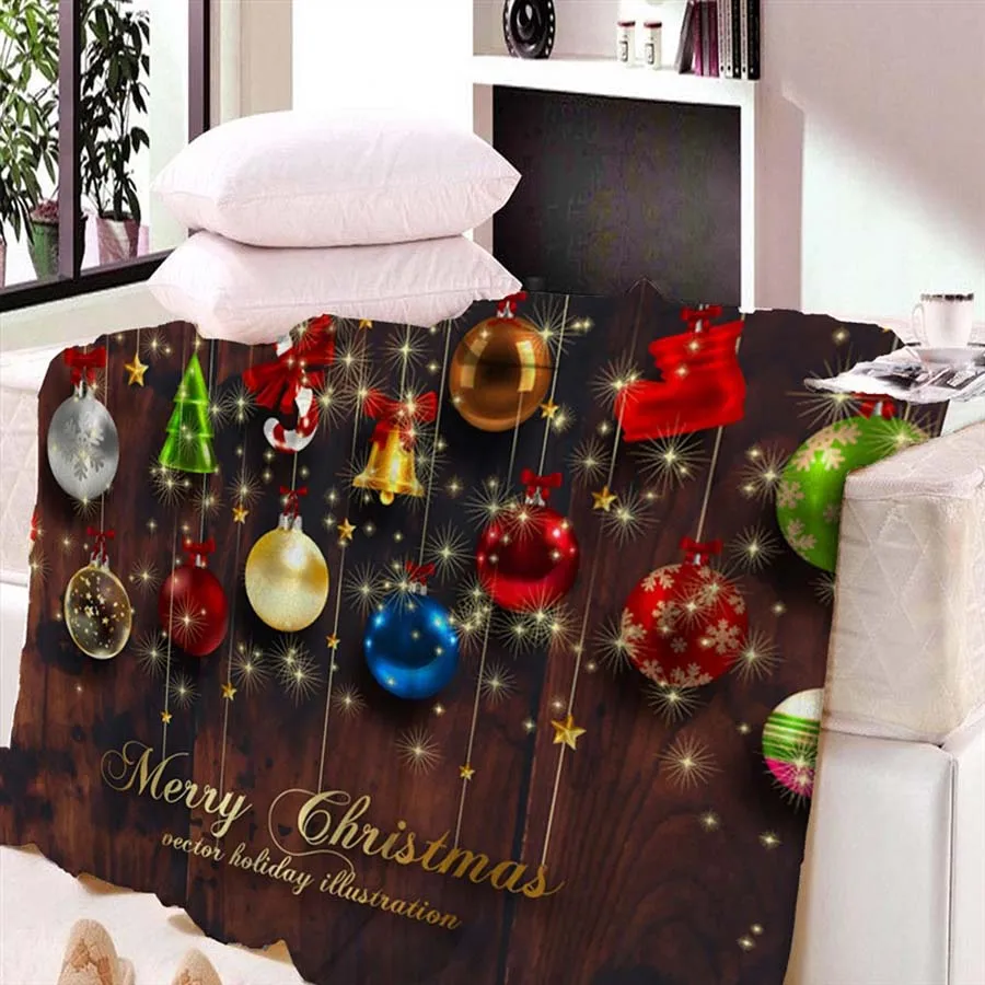 WOSTAR супер мягкое плюшевое Коралловое флисовое рождественское декоративное