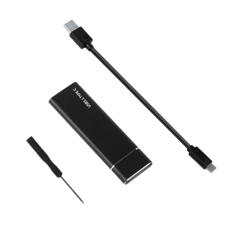 

Корпус для твердотельного накопителя USB3.1 Type-C на M.2 B Key SATA NGFF SSD 6 Гбит/с M2 SSD 2280