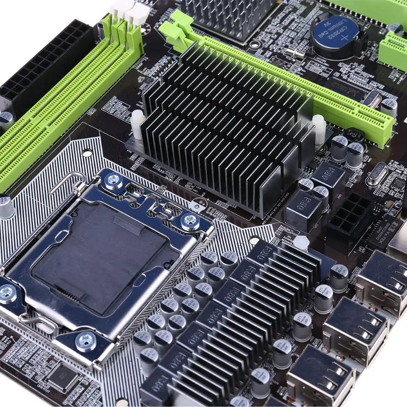 Материнская плата X58 LGA 1366 с поддержкой серверной памяти REG ECC и материнской платы