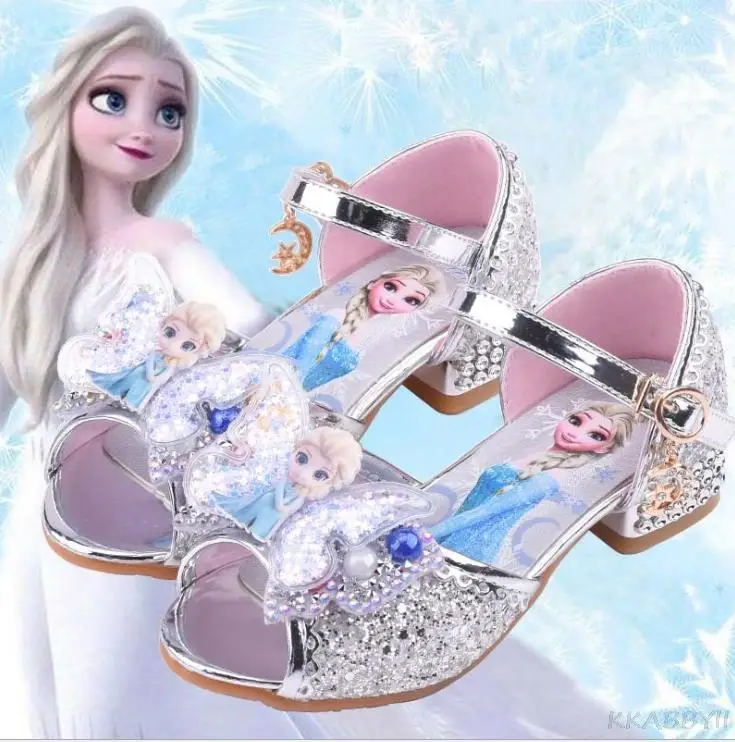 Босоножки для девочек Disney Летние Детские с открытым носком маленьких босоножки