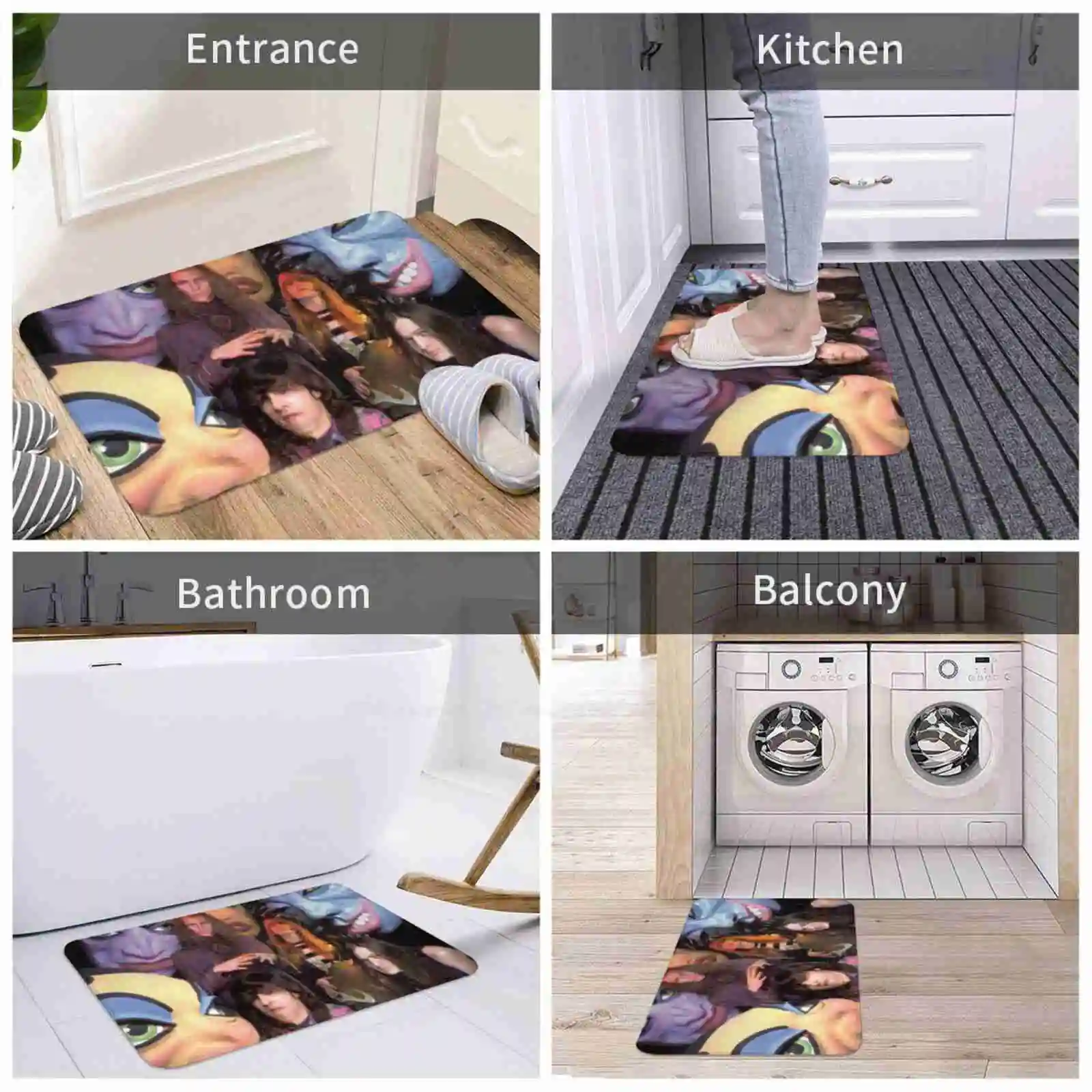 Быстрая мягкая подушка домашний Коврик для двери фотографический коврик