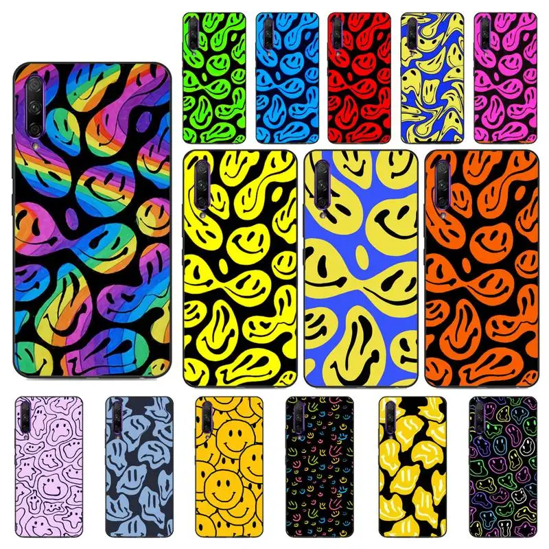 

Yinuoda trippy smiley face Phone Cases for Huawei Y5 II Y6 II Y5 Y6 Y7 Prime Y7Plus Y9 2018 2019