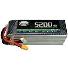 Графеновые аккумуляторы MOSEWORTH 6S 22,2 в 5200 мА  ч 100C RC LiPo аккумулятор 22,2 в для радиоуправляемого вертолета, самолета, квадрокоптера, дрона