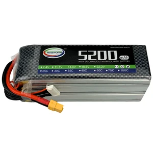 Графеновые аккумуляторы MOSEWORTH 6S 22,2 в 5200 мА  ч 100C RC LiPo аккумулятор 22,2 в для радиоуправляемого вертолета, самолета, квадрокоптера, дрона