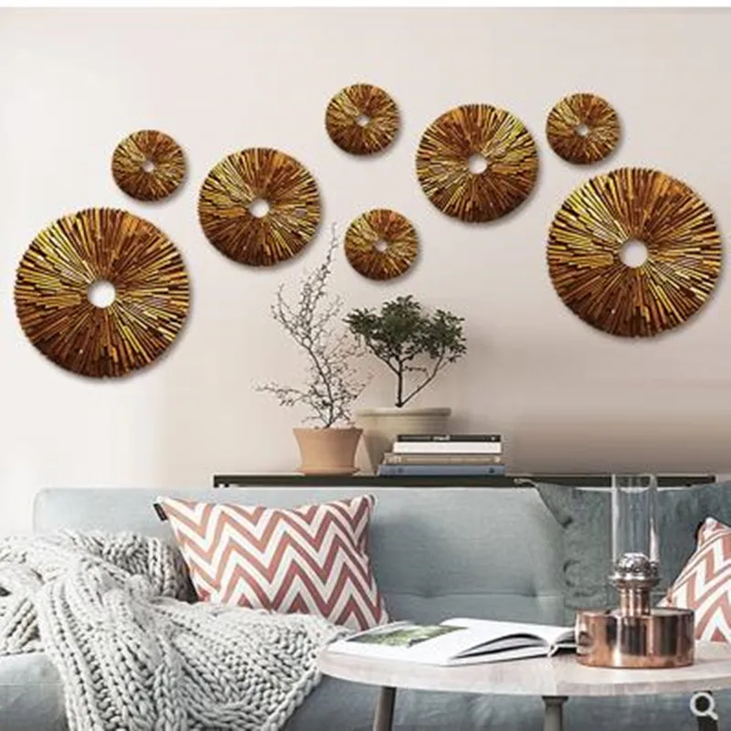 

Creative three-dimensional wall decorations, wall hanging, restaurant office home background wall decoration, sun flower