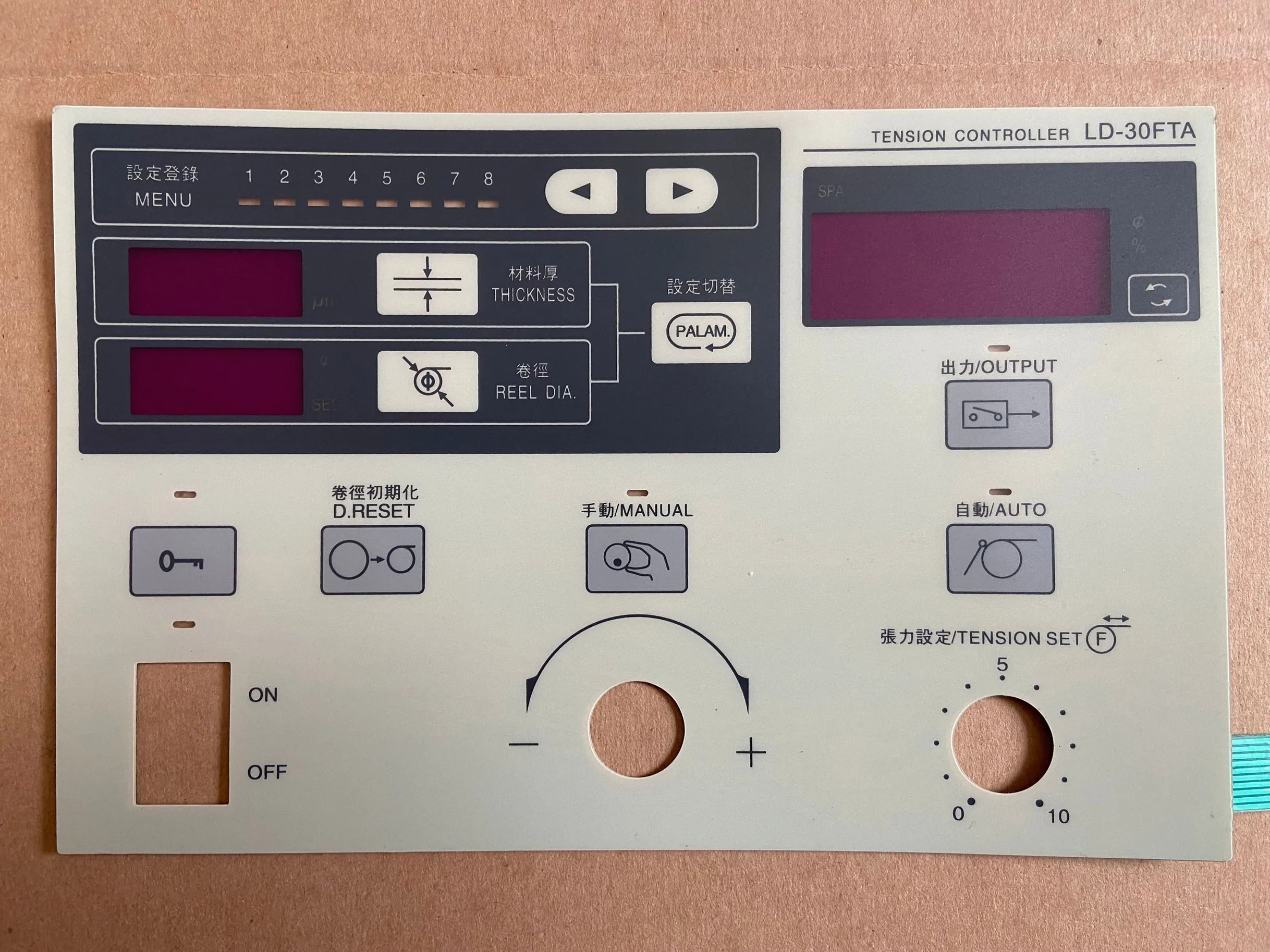 

LD-30FTA Button Board Tension Control Panel Button Film