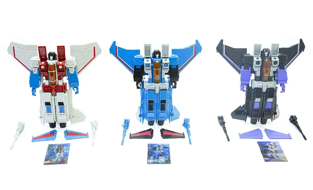 Новые игрушки-Трансформеры Робот Зета игрушки EX-15 starcry EX-16 Thundercracker EX-17 Skywarp MP