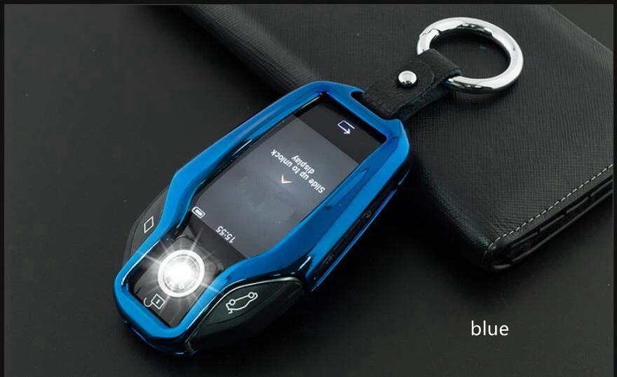 Автомобильный Гальванизированный сплав чехол для ключа Обложка кольцо BMW 2018 730i