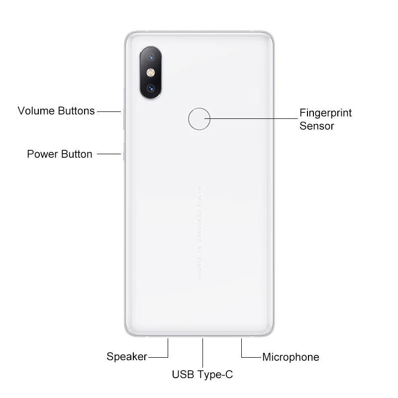 Мобильный телефон Xiaomi mi x 2 S 6 ГБ 128 Snapdragon 845 12 МП AI двойная камера NFC 3400 мАч 5 99 дюйма