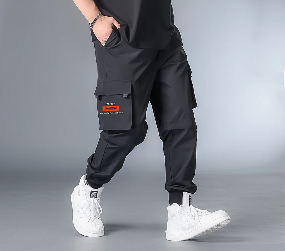 7XL 6XL 5XL XXXXL уличная одежда брюки карго 2020 комбинезоны мужские Harajuku Джоггеры