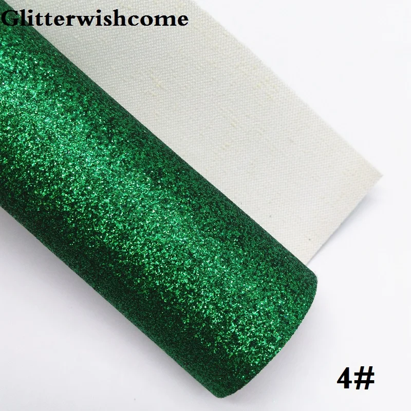 4 Glitterwishcome 21X29 см A4 Размер Vinilo Textil, Vinil Para Lazos, блестящий винил, тонкая блестящая ткань для бантов, GM154A - Цвет: 4