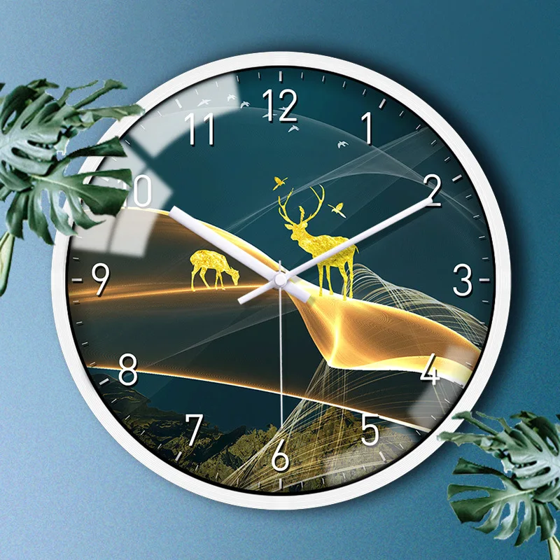 

12 Inch Simple Wall Clock Modern Living Room Personality Fashion Creative Wall Clock Bedroom Reloj De Pared Home Decoration DG50