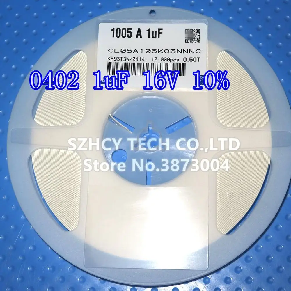 10000 шт. 0402 мкФ 16V 10% CL05A105KO5NNNC Новый и оригинальный