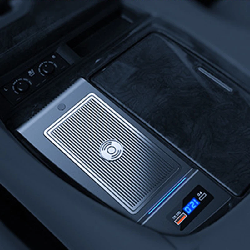 

15 Вт автомобильное беспроводное зарядное устройство для телефона, быстрая зарядка, зарядный держатель для Toyota Alphard Vellfire, аксессуары 2015-2019