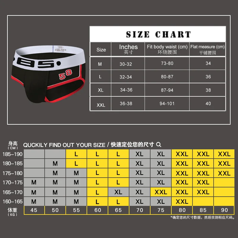 

Men Underwear Casual Brethable Briefs Men's Low Waist Cotton Pure Color Underwear Buttock Personality U Convex Bag Shorts Men