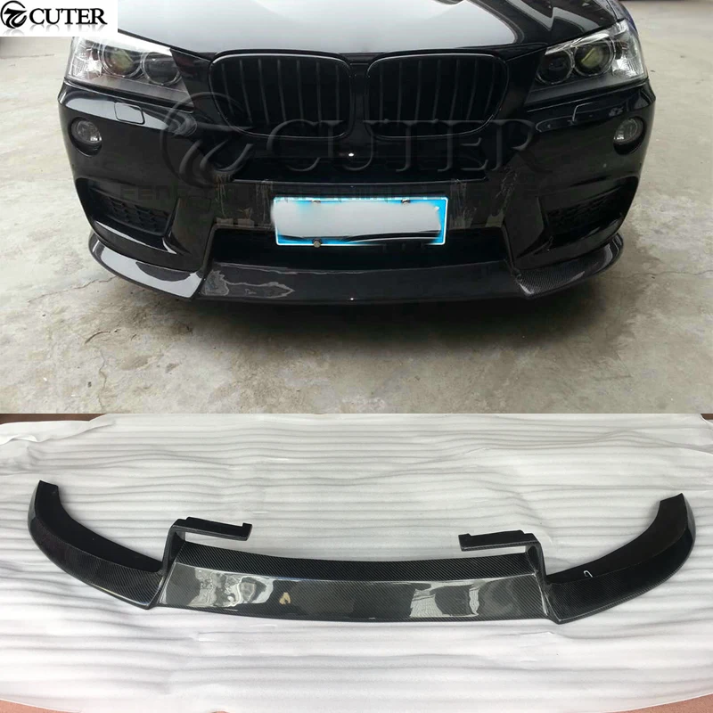 

F25 X3 M-TECH Carbon Fiber Front Bumper Lip Spoiler Rear Diffuser for Bmw F25 X3 M-tech Bumper 13-16