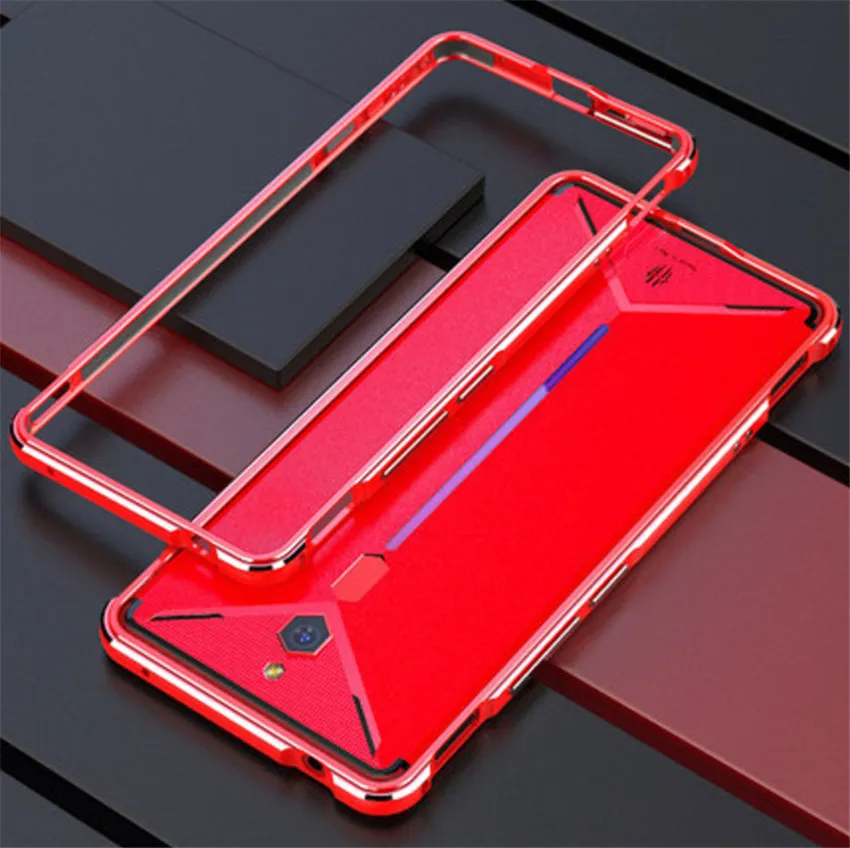 Nubia Red Magic 3 чехол металлический каркас двойной цвет Алюминиевый Бампер Защитный чехол для Красный волшебный 3 Чехол - Цвет: red