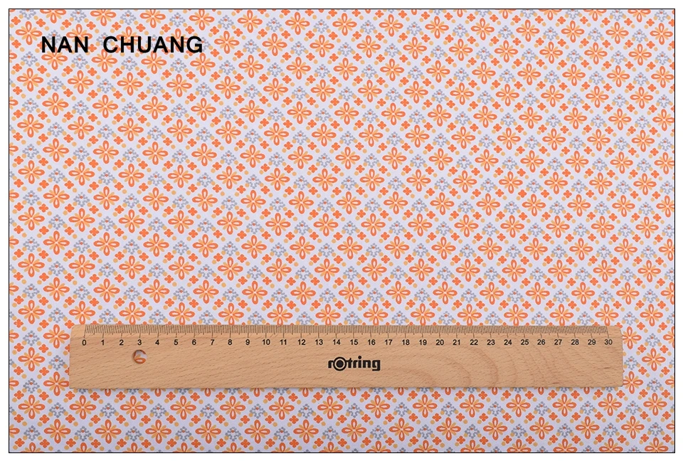 Nanchuang 8 шт./лот цветы саржевая хлопчатобумажная ткань Лоскутная Ткань для рукоделия Швейные материалы для детей 20x25 см